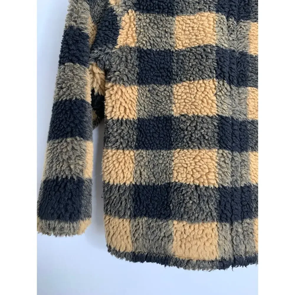 Stand Studio Marina Mini Plaid Jacket Black Nougat Kids 6YR